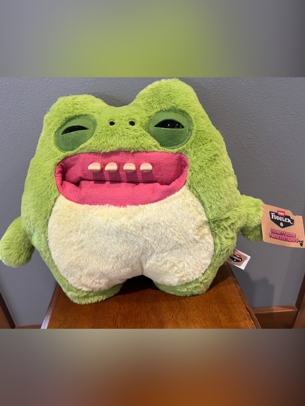 Funky Frogington 18” Plush Toy by Zurich Fuggler